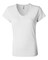 BELLA + CANVAS Women’s Jersey Slim Fit V-Neck Short Sleeve T-Shirt for Feminine Style & Custom Print Tee